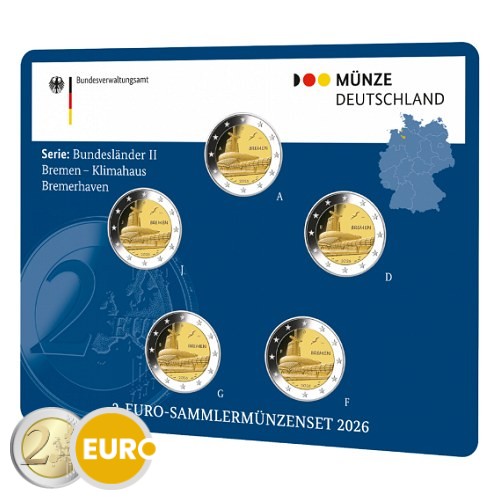 2 euros Allemagne 2026 - ADFGJ Brême Maison du climat BU FDC Coincard