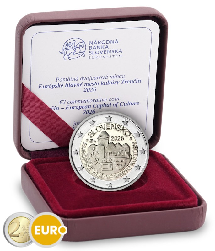 2 euros Slovaquie 2026 - Trenčín BE Proof