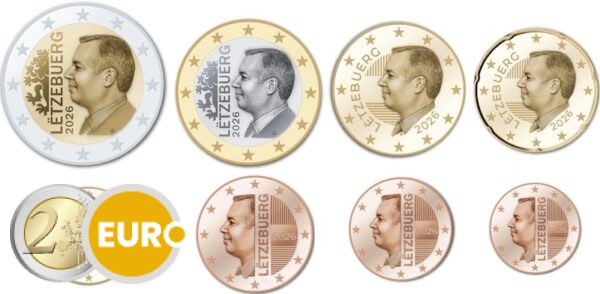 Série euro UNC Luxembourg 2026