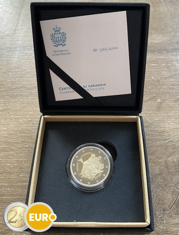 2 euros Saint-Marin 2026 - Titien Tiziano Vecellio BE Proof