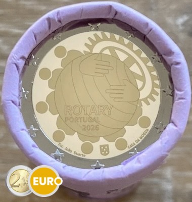 Rouleau 2 euros Portugal 2026 - Rotary Club